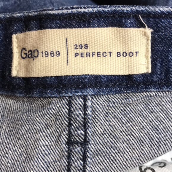 Gap boots cut jeans denim size 29x30 - Picture 5 of 6